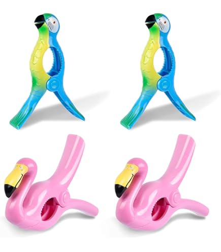 Clip per telo da spiaggia Clip per sedia da spiaggia Porta