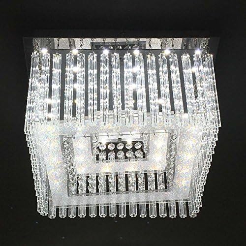 KosiLight - Square Crystal Ceiling Light - Vinci 36 cm