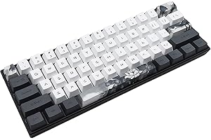 MOLGRIA Ink Lotus, set di 140 copritasti personalizzati per tastiera da gioco, PBT OEM Profile Dye sublimazione keycaps layout ANSI/ISO con estrattore per tasti per tastiera Gateron Kailh Cherry MX