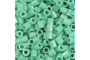 Vaessen Creative 5009-016 Ironing Beads, Aqua, 1100 Pieces, Beads for Crafts with Children, DIY Design of Jewellery, Decorations, Embellishments and Other Craft Ideas