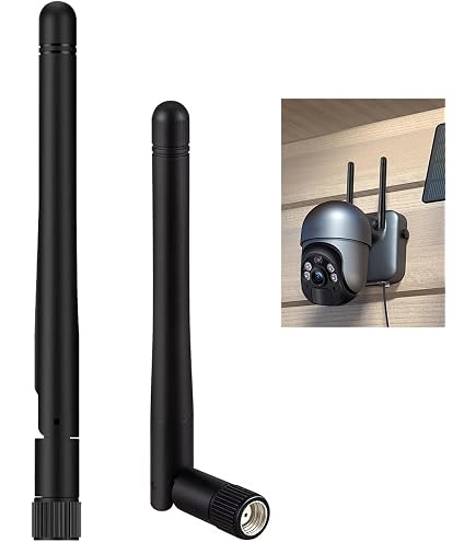 Kit 2 Antennes WiFi RP-SMA 3dBi Bi-bande + 2 Câbles IPX U.FL - Pour Carte Réseau M.2 NGFF (Intel AX200, Etc.) - Améliorez La Réception De Votre PC/routeur - 9