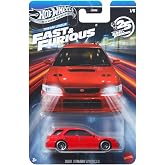 Hot Wheels Silver Series Fast &amp; Furious Dream Lineup &ndash; 1999 Subaru Impreza [Kırmızı] &Ouml;l&ccedil;ek 1/5-1:64 D&ouml;k&uuml;m Oyuncak Aracı