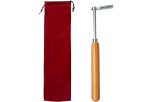 CONCHA CIELO CONCHACIELO #2 Piano Tuning Wrench: Star Tip Long Handle Universal Piano Tuning Hammer Tool with Portable Velvet Bag, for Tuning Beginner, Professional Tuner