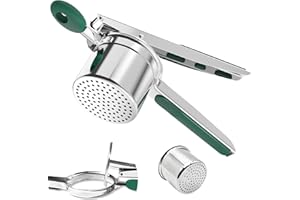 ‎SPEENSUN Spaghettieispresse für Eis,Kartoffelpresse edelstahl mit Rutschfestem Silikongriff,Kartoffelstampfer ist spülmaschinenfest und ideal für die Zubereitung von feinem hausgemachtem Kartoffelpüree