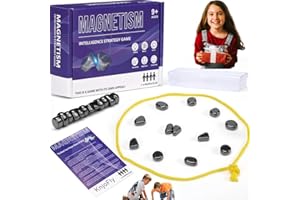 DIGSCAPE Juego de ajedrez magnético, juego de mesa de estrategia festiva, 24 piedras, relleno de calcetines de Navidad para niños y adultos, juego de fiesta de Navidad (B - Edición esencial)
