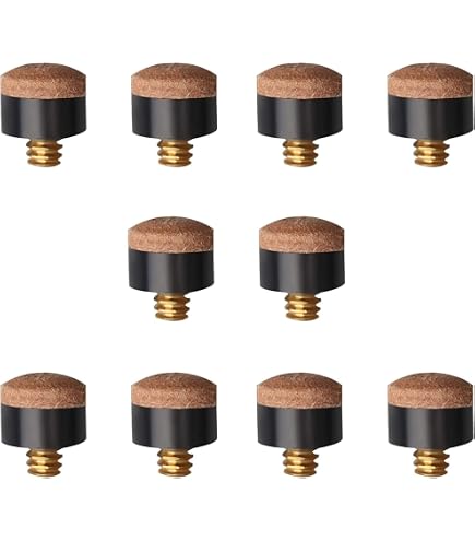 PATIKIL 12mm Dia Biliardo Stecca Punte, 20pz Biliardo