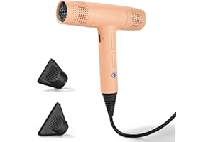 MD LONDON. mdlondon Blow Professional Hair Dryer (Blush), Lightweight Hairdryer (360g), 1600W Hairdryers for Women and Men with 3M Cable and 3 Heats/Speeds - Genuine mdlondon Hair Dryers & Accessories