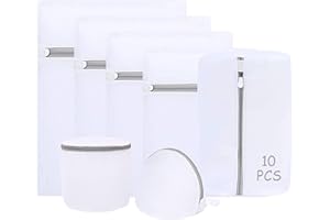HEPAZ Bolsa de lavandería, Bolsa para Lavadora Bolsa Malla Conjuntos de 10pcs Bolsa para la Colada