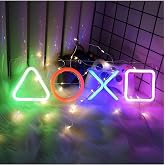 dekoraven Playstation Gamer Neon Tabela Neon Yazı Dekoratif Aydınlatma Ve Gece Lambası, playsrav1