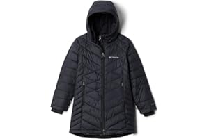 COR22 Columbia Heavenly Long Jacket, Giacche (Down) Bambina, Red Lily, L