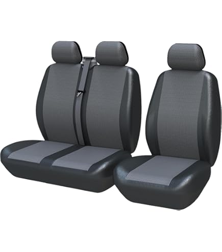 Housses De Siège Universelles Mossa Pour Iveco Daily II à VI (1990-) - Cuir Artificiel, Rembourrage 3mm - Compatible Airbag