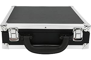 LenTLy 16 Balls Box Carrying Case， Pool Balls Carrying Case With Handle And Foam Filled Interior And 2 Stainless Steel Latches Accessory For Billiard Players 30x27x9cm