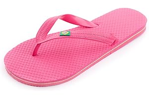 R-ISLAND Infradito da donna, sandali, adulto, logo Brasile, comode, per la piscina, la spiaggia, la casa, la doccia. eccetera