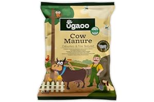 Ugaoo Cow Dung Manure Fertilizers for Plants & Home Gardening - 5 kg