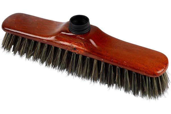 Homéa, Tête de Balai Droit Soies Premium 29 cm Effet Bois avec Douille
