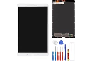 E-YIIVIIL Nouvel Écran LCD Compatible avec Samsung Galaxy Tab A 10.1 2016 SM-T580 T585 T587 Écran Tactile Écran Écran Digitizer Assembly Blanc Glass + Outils