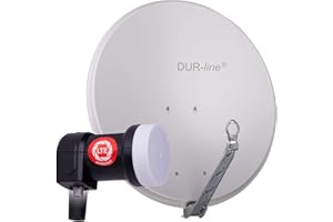 Dur-Line Select 75/80 Kits d'antennes de Satellite – LNB, commutateur Multiple
