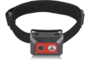 VBESTLIFE Head Mounted Camera, 1080P HD Headset Action Camcorder with Lighting LED Night Light SOS Mode Photography for Outdoor Sport Camp Travel