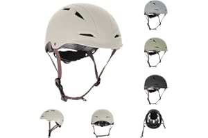 Kikka Boo Kinder-Schutzhelm 46-56 cm mit 9 großen Öffnungen verstellbare Gurte, Farbe:beige