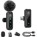 WARM BOX Micro Cravate sans Fil (1 Micro) – Plug & Play, Réduction De Bruit, Autonomie 7H, Portée 30M – Micro sans Fil Compatible iPhone/Android/PC – pour Youtube, Podcast, Vlog