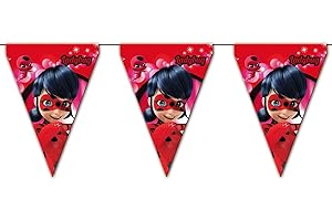 VERBETENA Lady Bug - Banderin, Bolsa 12 Uds