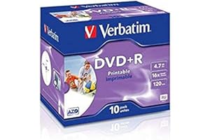 Verbatim 10 DVD + R 4,7 Go 16x boitier