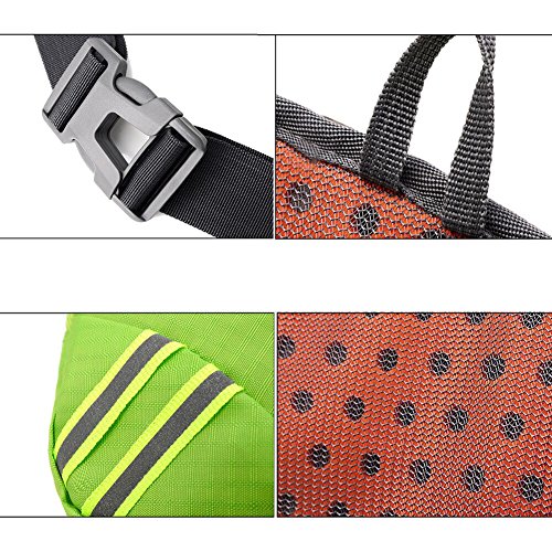 TOAOB Hüfttasche Multi-Function Gürteltasche Wasserabweisende Bauchtasche Flache Taille Tasche mit Flaschenhalter zum Sport und Reisen Marineblau