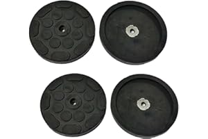 FILAVERSE - 4pz Tamponi a Cuffia per Ponte Sollevatore Kit Cuffie ø120/110mm H19mm Specifici per Ponti J.A.B. BECKER ATH HOFMANN HERMANN | Appoggio Stabile e Sicuro