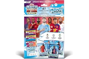 Topps Match Attax 23/24- Supplément - Mega Multipack #3-41 Cartes Match Attax Dont 16 Nouvelles Cartes Snow Baller et Une Carte Exclusive Snow Baller Randal Kolo Muani en édition limitée !