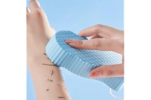 GOKAME Loomina Body Sponge - Magic 3D Exfoliating Sponge Soft Dead Skin Remover Blue