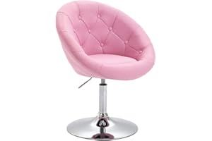 ‎SVITA SVITA Havanna Cocktail-Sessel Lounge Clubsessel Drehsessel Retro Barhocker Stoff Pink