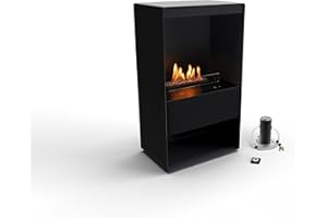 Planika Senso Stove Brûleur Automatique au Bioéthanol - Fabriqué en Acier Galvanisé - Durée de Combustion 4,5 h - Capacité du Réservoir 1,3 l - sans Fumée - pour Usage Intérieur - 230 V