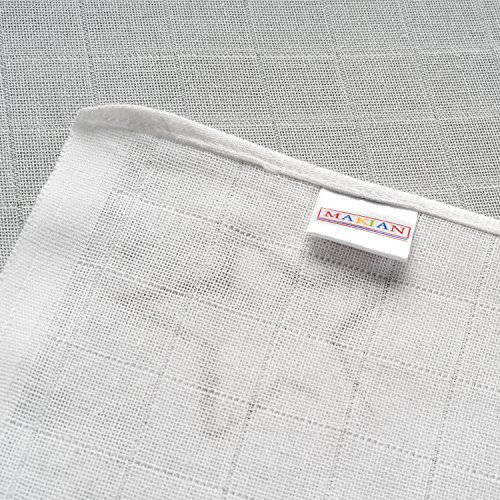 4 Stück – Mulltücher / Spucktücher / Mullwindeln, 70 x 70 cm – bedruckt – Sterne Grau, doppelt gewebt mit verstärkter Umrandung, maschinenwaschbar bis 60° C, Öko-Tex Standard 100 - 3