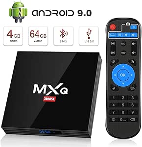 Android 9.0 TV Box 4GB+64GB superpow MXQ MAX Android Box Quad-Core RK3328 mit BT4.1 3D / 2.4Ghz WiFi / 100 LAN / H.265 / USB3.0 HDMI Smart TV Box