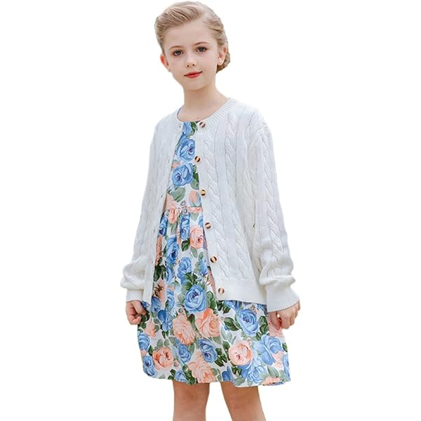 Cardigan Enfant Garçon/fille Kunyeah - Col V Manches Longues - Coton Doux - Taille 3 à 7 Ans