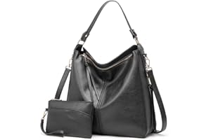 Lifetooler Set Bolsos Mujer Grande PU Cuero De Hombro Bolsos Tote Monedero Hobo Bolsos Regalos Para Mujer