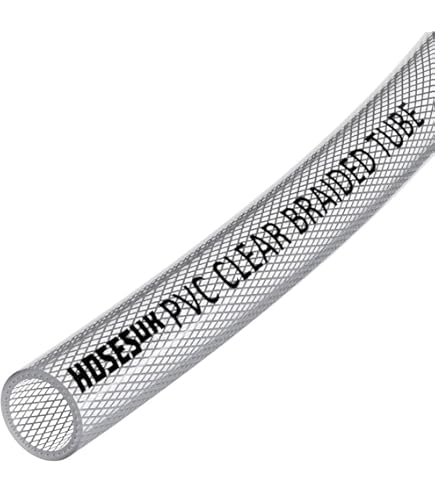 FLEXTUBE TX 12,5mm X 3mm (1/2"), 50m De Long, Qualité Alimentaire, Tuyau En PVC Pour Air Comprimé, Résistant à L'air, à L'eau, Aux Huiles Conditionnelles Et Aux Produits Chimiques