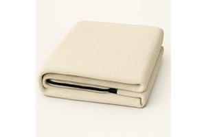 ‎CHILLY PILLEY chilly pilley® Bezüge für Palettenkissen Palettenauflagen Palettenmöbel Bezüge Sitzkissenbezug Rückenkissenbezug (Sitzkissen 120x80x15cm, Creme)