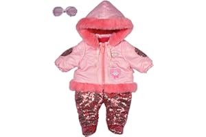 Baby Annabell Deluxe Conjunto de Invierno Moderno y Cálido de 43 cm - Promueve la empatía y Las Habilidades sociales, para niños a Partir de 3 años, Incluye Pantalones, Chaqueta y más