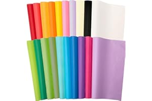 HAUTSTORE 80 Fogli di Carta Velina Colorata, 20 Colori Carta Velina da Imballaggio 50 X 70 cm, per Realizzare Pompon, Fiori di Carta, Regalo Riempitivi per Scatole, Matrimoni Feste di Compleanno Natalizia