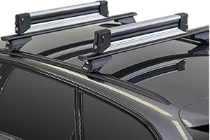 ‎OMAC Skiträger Snowboard Träger Dachträger Abschließbar Schwarz ABE 2X