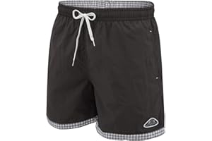 Mount Swiss Maillot de bain de qualité supérieure pour homme et garçon avec protection solaire I Short de bain moderne pour homme dans des couleurs vives Taille S à 6XL I Short élégant pour la natation, les loisirs, les sports nautiques et la plage.