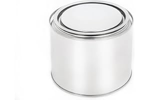 BenBow Empty tin tin tin tin tin with lid/clamping ring/hanger/comfortable handle for paints/varnishes/putty/fillers/resins/chemicals/solids