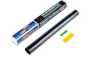 BCUUOZEEING Lámina tintada para coche, 50 x 300 cm, 50 % VLT, lámina de protección visual, bloquea los rayos UV/IR, protección solar, resistente a los arañazos, calor y brillo