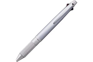 uni Jetstream 4&1 Metal Edition, 0,5 mm kulspetspenna (svart, röd, blå, grön) och 0,5 mm mekanisk penna, issilver (MSXE52000A