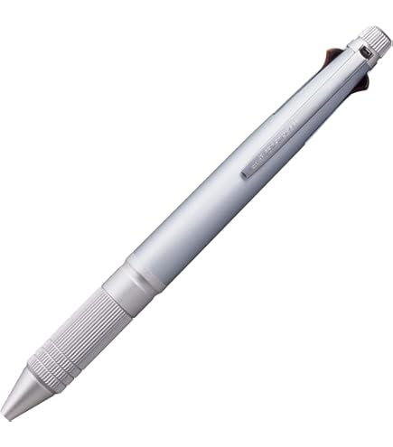 Penna A Sfera Jet Stream Uni – Corpo In Gomma Design, 0.7 Mm, Inchiostro Nero, Confezione Da 3, Finitura Argento E Arancione