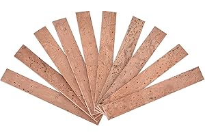 PWSHYMI 10PCS/Set Clarinet Neck Joint Cork Sheet, Clarinet Instrument Accessories Saxophone Cork Sheets Replacement Kit