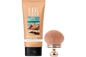 RATPZOU Miracles De Paris Leg Makeup, Leg And Body Concealer Makeup, Waterproof All Over Complexion Perfector With Extra Large Body Makeups Brush, 48H Long Lasting Wear, For Outdoor 100ML