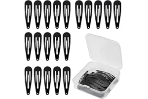 YZMMXZ 30 Pcs Barettes Cheveux, Barettes, Pince Cheveux Noir, Barrette Cheveux Femme, Pince Cheveux Plate