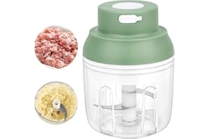 DELISOULS Zwiebelschneider Elektrisch,250ml Zwiebel Zerkleinerer,Multizerkleinerer Gemüseschneider,Küche Elektrisch Zwiebelhacker,Onion Chopper,Universalzerkleinerer für Zwiebeln Gemüse, Obst, Nüsse